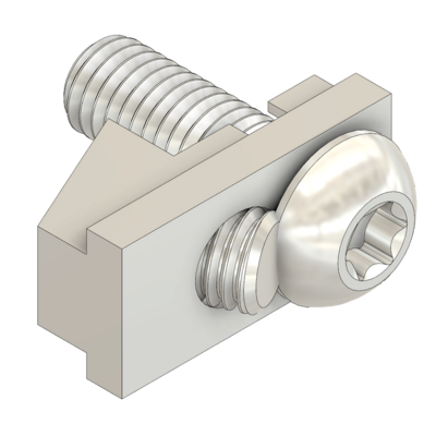 MODULAR SOLUTIONS PROFILE FASTENER&lt;br&gt;SPEEDLOCK HIDDEN PROFILE CONNECTOR C - W/ T40 TORX